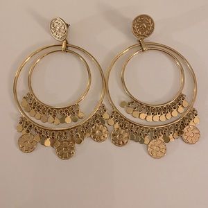 Kate Spade Hoop Statement Earrings